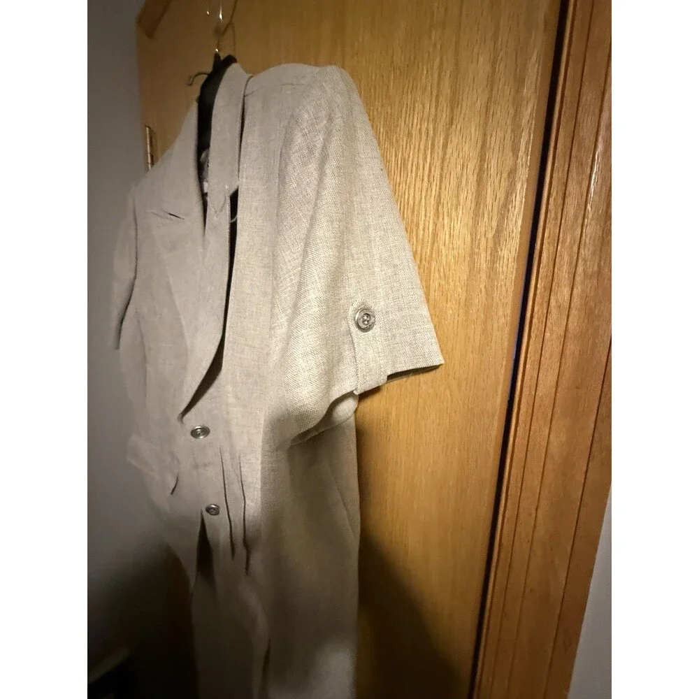 TAHARI BY ARTHUR LEVINE BLAZER/PANTS SUIT SIZE 22W Career Business Neutral Color - Picture 3 of 6